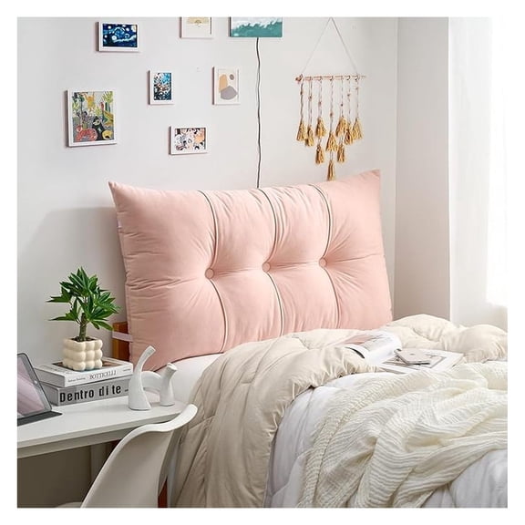 Rainha - Plush Tufted Headboard - Sunday Pink