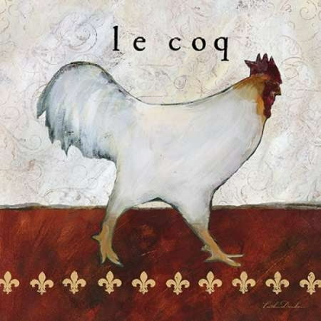French Country Kitchen I - Le Coq Poster Print by Caitlin