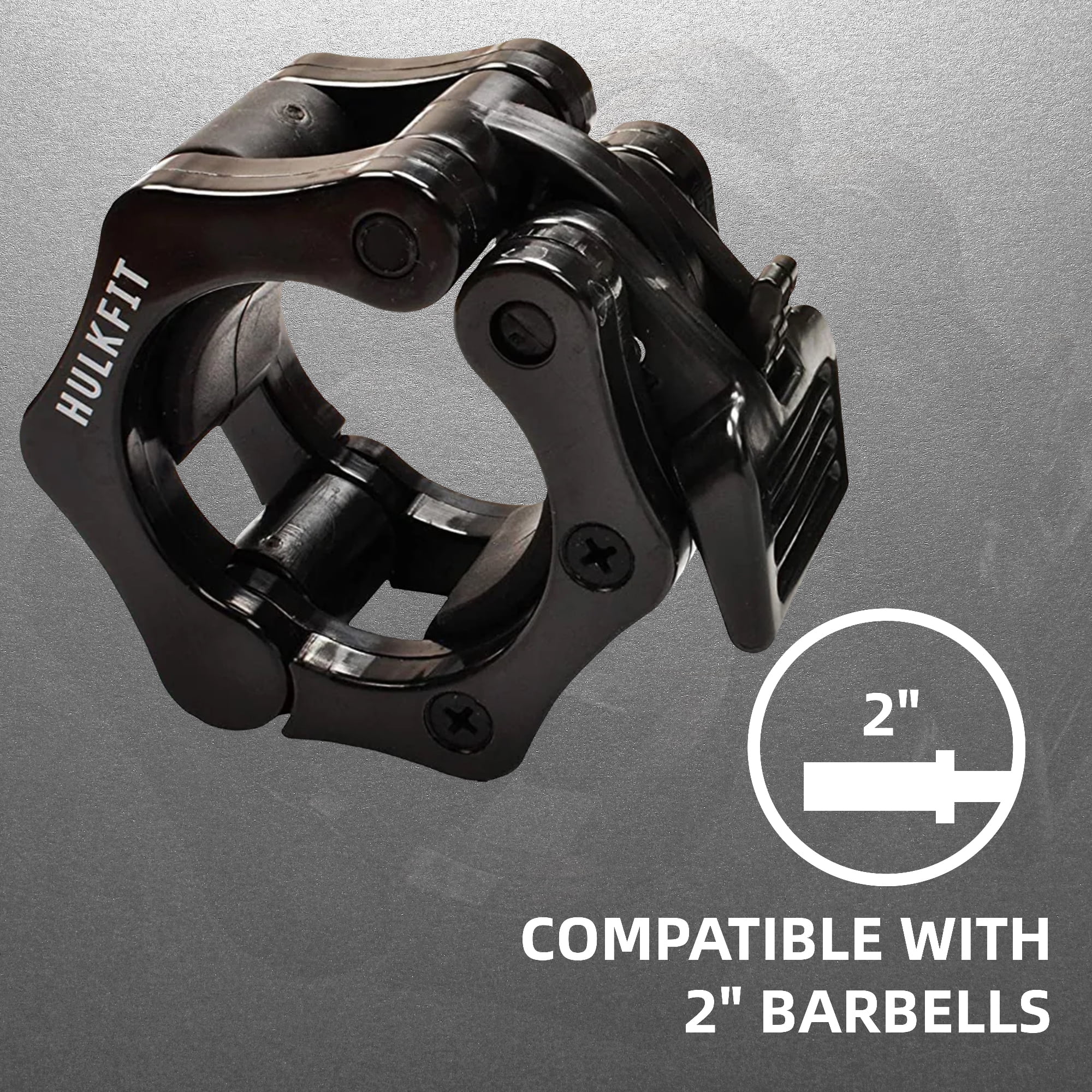 FlexWave 2 Pack Olympic Barbell Spring Clips