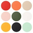 thumbnail image 4 of LCXmlly Flexible Placemat Vibrant Color Dining Table Cup Mat Wear Resistant Non Slip Design Mug Pad, 4 of 8