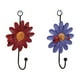thumbnail image 2 of Perchas De Pared Ganchos De Metal De Flores Montados En La Pared Para Colgar Abrigo Sombrero Llave Toalla 4 Uds Eigraketly HA035813-00, 2 of 6
