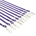 thumbnail image 3 of 25 Pack - Premium Round ID Badge Neck Lanyards for Card Holders and Name Tags - 36 in Non-Breakaway Heavy Duty Cord & Secure Metal Swivel J Hook Clip by Specialist ID (Purple), 3 of 7