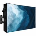 thumbnail image 2 of Outdoor TV Cover 52x30x4.5in, Summer Ocean Waves Watercolor Weatherproof TV Screen Protector with Zipper, Gradient Blue Wavy Outside Television Cover Fits Up to 52-55", 2 of 9