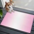 thumbnail image 4 of Pink Ombre Large Area Rugs for Bedroom Living Room, Soft Non Slip Carpet Bedside Rug, Pink White Gradient Modern Abstract Art Rectangular Floor Cover Kitchen Accent Rug 2'x3' for Dining Room/Office, 4 of 9