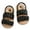 Black, variant on Quaouag Baby Infant Boy Girl Sandals Newborn Non-Slip Soft Rubber Sole Sandals for Baby Boys Open-Toe Outdoor Casual Summer First Walkers Shoes