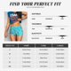 thumbnail image 5 of Fotbe Coral And Seashell On The Beach Shorts Sin Costuras – Shorts Deportivos de Cintura Alta para Mujer, Elásticos para Gimnasio, Yoga, Running o Ciclismo-Medium, 5 of 8