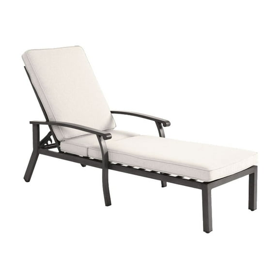 Cast Aluminum Lounge Chair - Rust-Resistant Outdoor Patio Furniture for Garden & Balcony