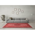 thumbnail image 3 of Ahgly Company Indoor Rectangle Medallion Red Traditional Area Rugs, 7' x 9', 3 of 4