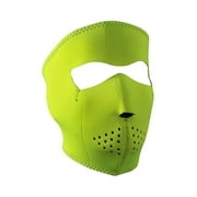 Zan Headgear Full Face Neoprene Facemask Hi-Vis Lime