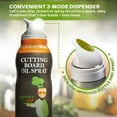 thumbnail image 5 of Greener Chef Non-Aerosol Walnut Oil Spray for Cutting Boards, Unscented, 5 fl oz 2-Pack, 5 of 6