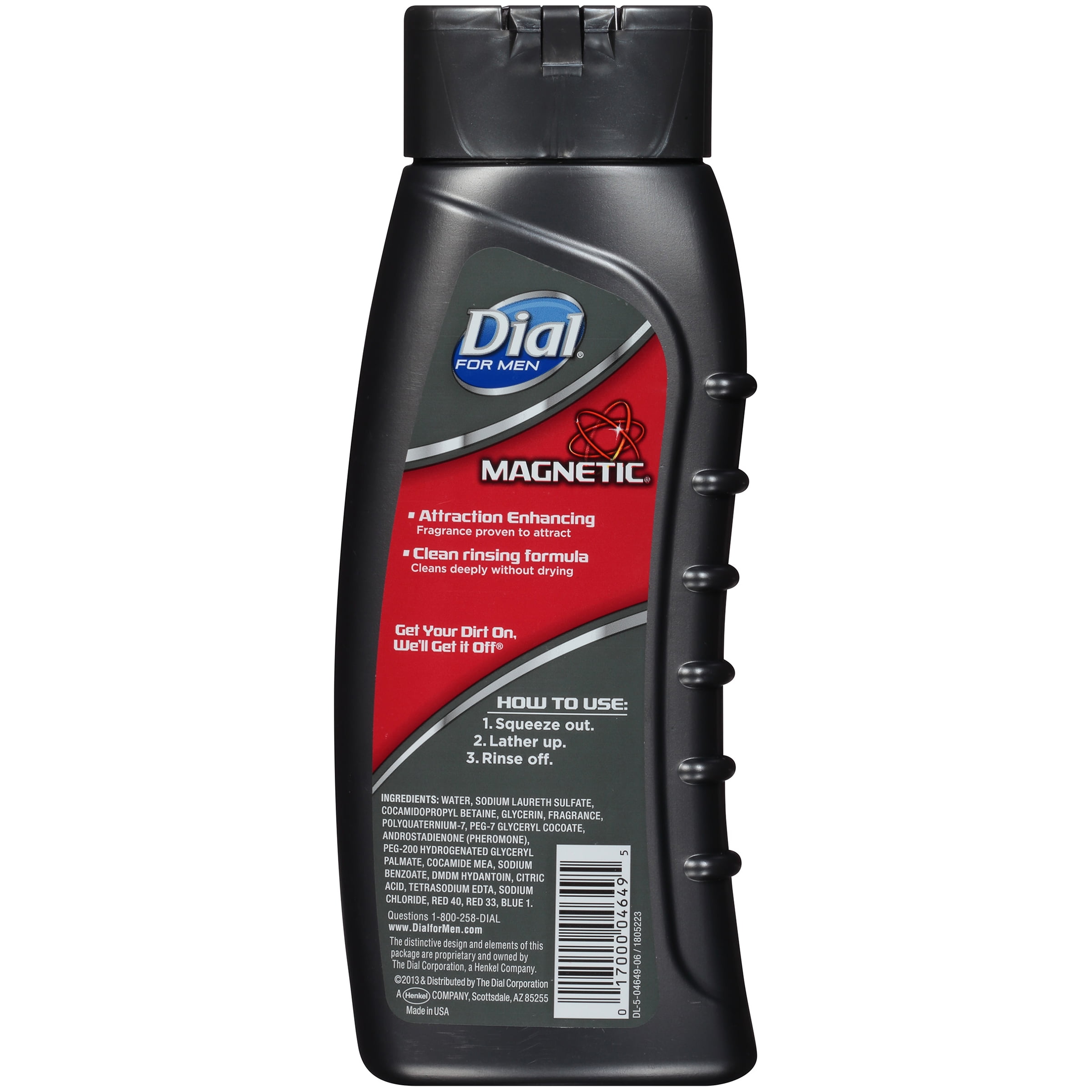 Dial for Men Body Wash, Magnetic, 16 Ounce