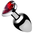 thumbnail image 1 of Plug Anal Gema Corazón Rojo - Grande, 1 of 1