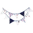 thumbnail image 1 of Banderines de fiesta YONGSHENG bandera triangular Decoración de cumpleaños azul 3,5 metros, 1 of 5