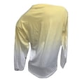 thumbnail image 3 of Victoria's Secret Pink Campus Long Sleeve Tee Color Yellow/White Size XSmall NWT, 3 of 3