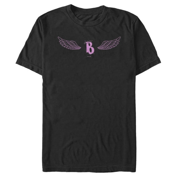 Men's Bratz Angel Wings Logo  Graphic Tee Black Large