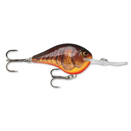 UPC: 0022677328164 | Rapala DT08DCW Dt Crankbait 2In 3/8Oz 8Ft Dark Brown Cra Lure