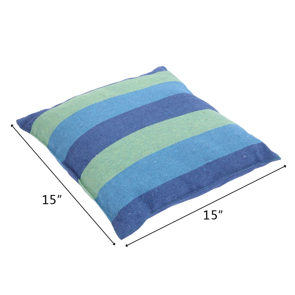 Zimtown Hanging Cotton Canvas Hammock Chair Porch Swing (Blue)