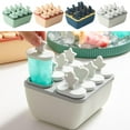 thumbnail image 3 of 8-Grid Ice Cream Mold for Children DIY Homemade Ice Cream Mold for Popsicles S9 U0N8, 3 of 8