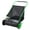 Green + Black, variant on Push Lawn Sweeper, 26 in Leaf & Grass Collector with 7 Cu. ft. Hopper Bag, 4 Spinning PP Brushes, Durable Steel Construction, Adjustable Height & Rubber Tires for Leaves Grass Cleanup