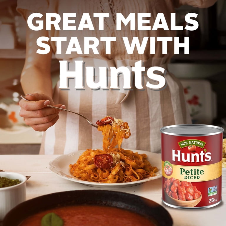 Hunt's, Petite Diced Tomatoes, 28 oz, Perfect for Chili & Soups