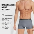 thumbnail image 2 of Boxeurs pour Hommes Multipack, sous-Vêtements Respirants Boxeurs Trunks pour Hommes, Lot de 4, 2 of 6