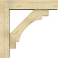 thumbnail image 3 of Ekena Millwork 8"W x 38"D x 38"H Merced Block Rough Sawn Bracket w/ Offset Brace, Douglas Fir, 3 of 25