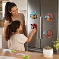 thumbnail image 6 of Kids Diamond Painting Fridge Magnets, Children DIY Diamond Art Kits with Soft Magnetic Backing, Assorted Themes, for Kids Crafts, 4 Pack (2.36 Inch), 6 of 6