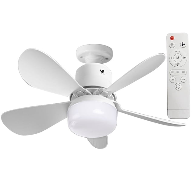 Luces Ventilador Techo Con LED Control Remoto Velocidad Del Viento 3 Engranajes para Oficina en Casa