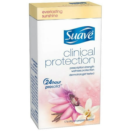 Suave Clinical Antiperspirant Deodorant Everlasting Sunshine 1.7 oz