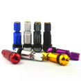thumbnail image 4 of 4Pcs Stainless Steel Tire Valve Durable Professional Aluminium Alloy Car Tire Accessories Stem Round Bottom Hex Cap Car, 4 of 4