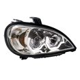 thumbnail image 2 of United Pacific 31257 Chrome Projection Headlight with LED Position Light (Passenger 1996-2018 Freightliner columbia), 2 of 4