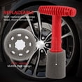 thumbnail image 5 of Car Wash Embedded Tire Screw Brush Lug Nut Wheel Cleaning Tools with 3 Extra Sponges, 5 of 5