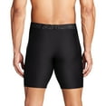 thumbnail image 3 of UNDER ARMOUR Hombre Calzoncillos, Paquete de 3 - Performance Tech Long Boxer Solid 9 in, elástico, color sólido Negro XL (X-Large), 3 of 3