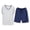 Dark Gray, variant on FhsagQ Pajamas Men's Pajamas Sleepwear with Mens Pajama Sets Short Sleeve Pyjama Sleepwear Loungewear Nightwear Sets Comfortable Lightweight Pj's Sleep Sets Black XL