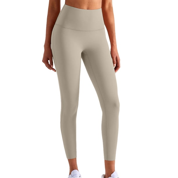 Pantalones de yoga de cintura alta para mujer, antisentadillas, color melocotón, hermosos pantalones de yoga para glúteos, cintura alta, levantamiento de glúteos, pantalones deportivos para fitness
