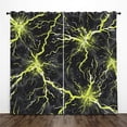 thumbnail image 1 of Nature Kitchen Curtains Lemon Tree Branches Yummy Delicious Gardening Design, Window Drapes for Cafe Decor, Fabric 2 Panels 42x63 Inch, 1 of 4