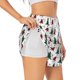 thumbnail image 1 of Balery Buffalo Plaid Christmas Trees Pantalones cortos deportivos para mujer con forro y dos bolsillos, elásticos, para entrenamiento, gimnasio, yoga-Large, 1 of 7