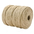 thumbnail image 4 of Tenn Well Braided Jute Twine, 200Feet 3.5mm Wide Natural Jute Rope for Artworks and Crafts, Macrame Projects, Gardening Applications (8 Strands), 4 of 5