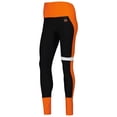thumbnail image 2 of Women's KIYA TOMLIN Black/Orange Cincinnati Bengals Colorblock Tri-Blend Leggings, 2 of 3