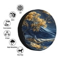 thumbnail image 4 of Susaid Golden Fantasy Landscape Print Tire Covers,Waterproof Anti-UV Snow Sun Rain Tire Covers for RV,Truck, SUV, Trailer, Camper-14 inch, 4 of 6