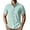 Blue, variant on Mens Button Down Short Sleeve Shirts Casual Wrinkle-Free Dress Shirts Summer Beach