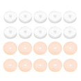 thumbnail image 1 of 20pcs No Pull Piercing Disc For Piercing Bump Silicone Earring Backs Stopper, 1 of 2