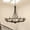 Aged Zinc, variant on ACROMA Fidenza 12-light Modern Farmhouse Empire Wagon Wheel Chandelier with UL - D40'' * H135'' Aged Zinc Satin, Matte