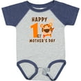 thumbnail image 3 of Inktastic Happy First Mothers Day with Tiger Boys or Girls Baby Bodysuit, 3 of 5
