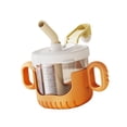 thumbnail image 4 of Taza Para Sorber Strade Fareast Limited Taza De Agua De Dibujos Animados 300ml Irrompible Con Mango Naranja, 4 of 8