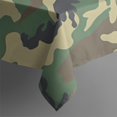 thumbnail image 4 of Green Brown Camo Classic Pattern Rectangle Tablecloth 60"x120",Waterproof Polyester Rectangle Table Cloth, Wipeable Spillproof Polyester Tablecloth for Dining, Camping, Indoor and Outdoor, 4 of 6