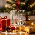 thumbnail image 3 of Cheapark 4.72 Inch Clear Acrylic Christmas Cash Gift Storage Ornament, Transparent Money Holding Pendant For Tree Hanging, Decorative Currency‑Focused Plaque For Christmas Holiday Home Decor Gift, 3 of 6