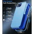 thumbnail image 4 of Diverbox for iPhone 16e Case [Compatible with MagSafe] [Shockproof] [Dropproof] [with Screen Protector ] Heavy Duty Protection Phone Case Cover for Apple iPhone 16e 2025 6.1 inch(Blue), 4 of 7