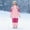 Pink, variant on Kctiaxy Toddler Snow Suits Girls Boys Winter Warm Snowsuit Outdoor Thickened Hooded Waterproof Windproof Ski Suits