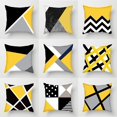 thumbnail image 1 of Jinsinto Set of 9 Decorative Cushion Covers 45 x 45 cm Geometric Pattern Sofa Cushion Covers, 1 of 5